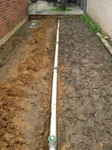 Drainage cleaning work